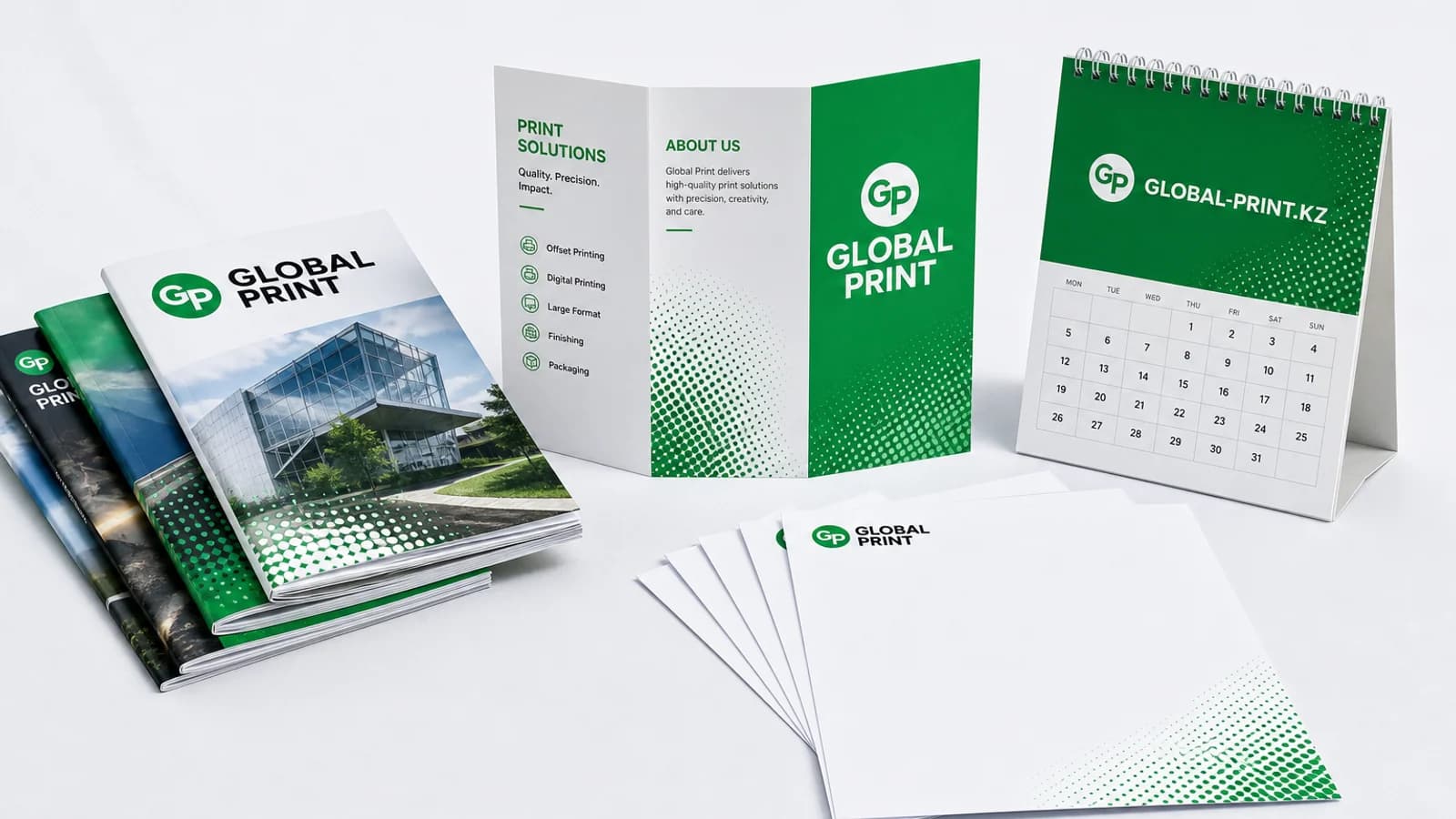 Офсетная печать — типография Global Print, Алматы