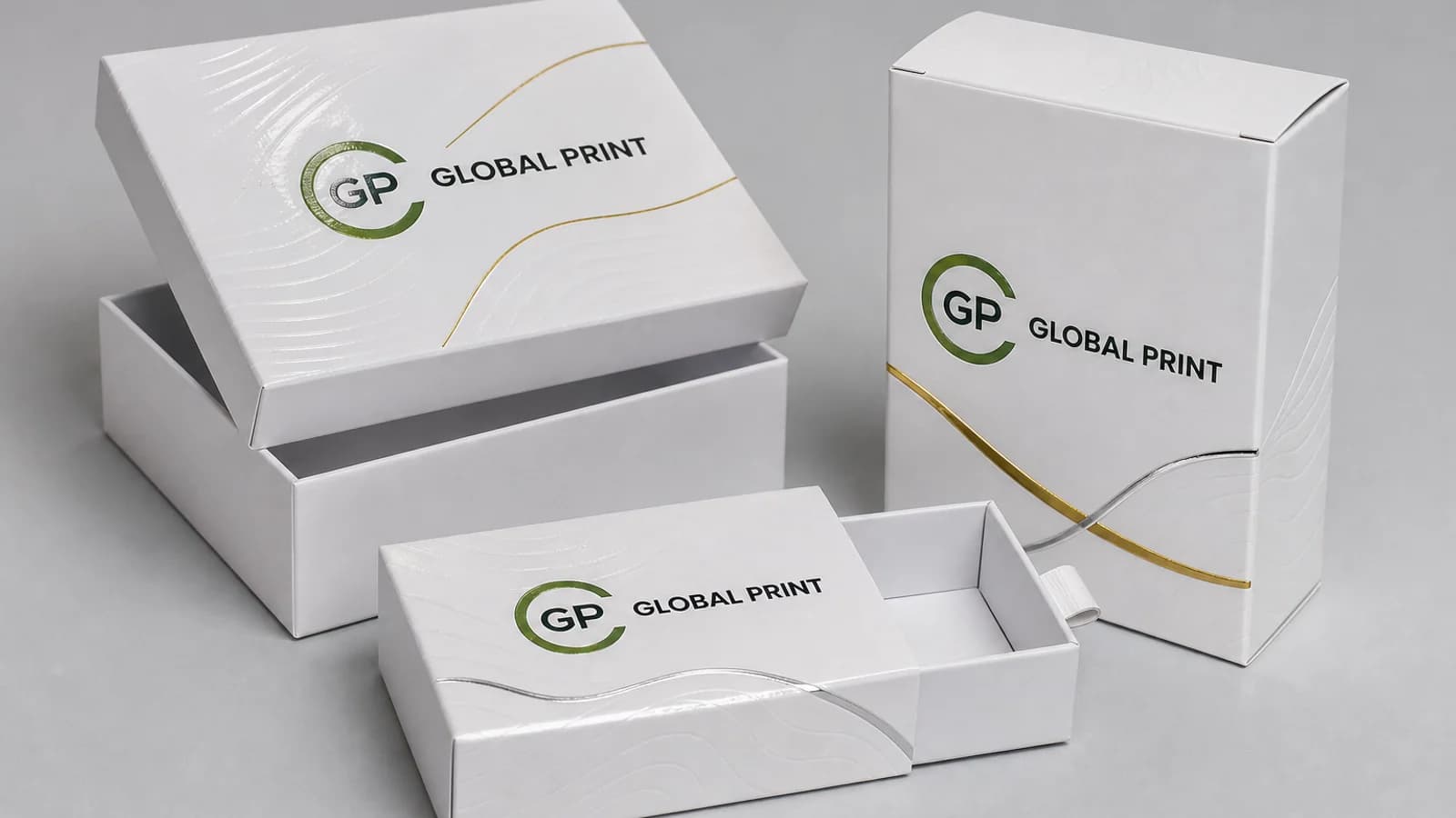 Коробки — типография Global Print, Алматы