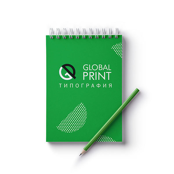 Блокноты на офсете — печать в Алматы, типография Global Print