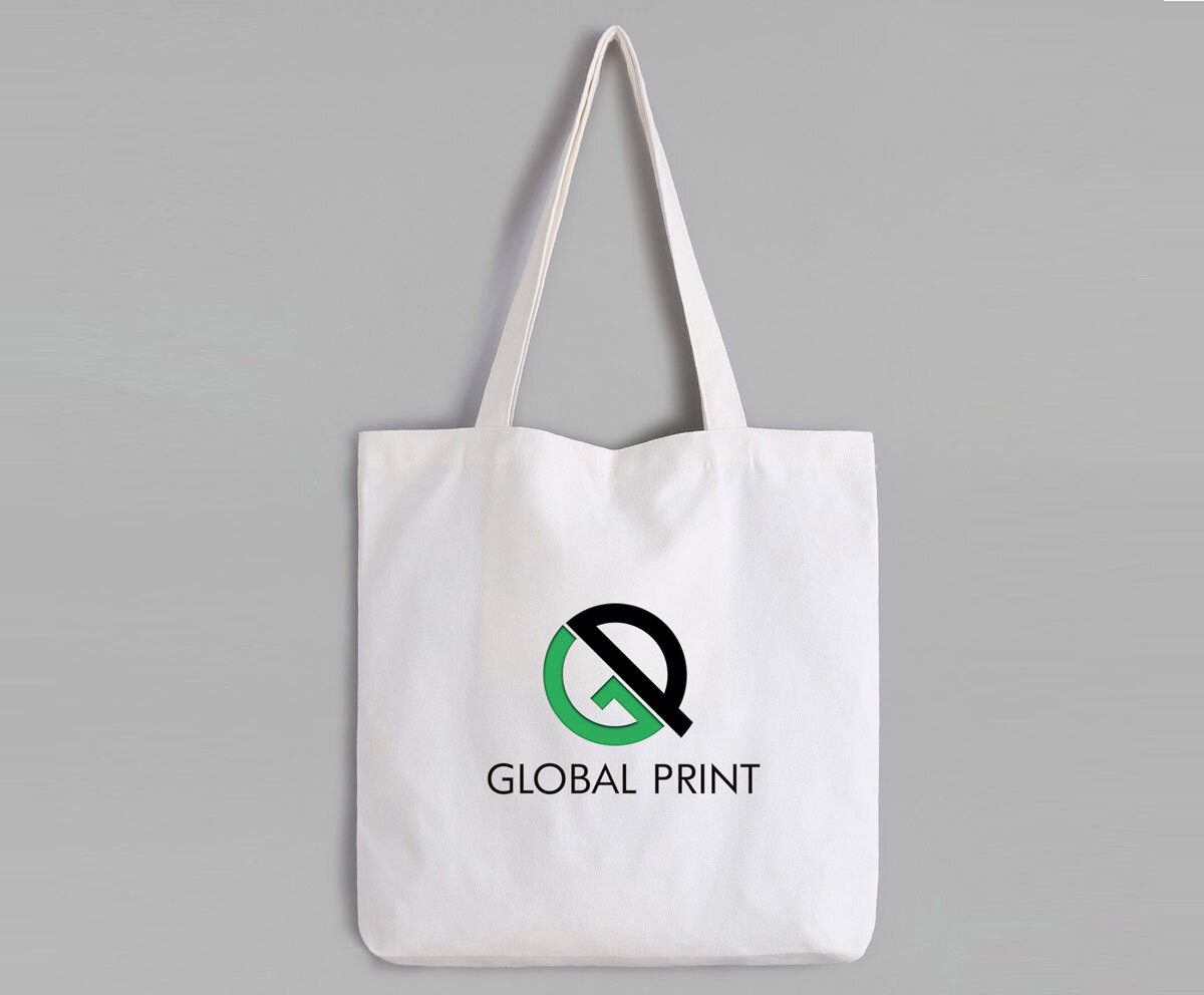 Сумка шопер с рисунком, логотипом — печать в Алматы, типография Global Print